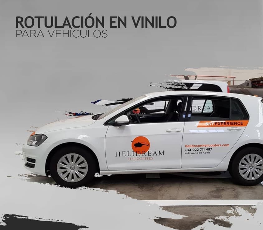 Volkswagen Golf rotulado para Helidream Sky Experience
